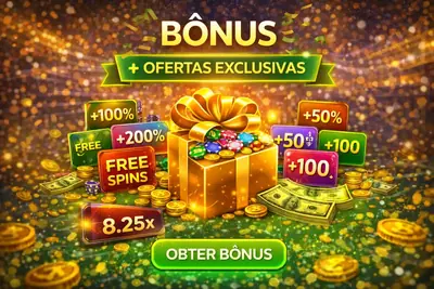 Bônus presente dourado e ofertas