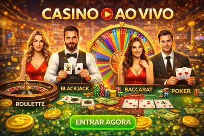 Casino ao vivo com dealers e mesas