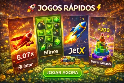 Jogos rápidos Aviator Mines JetX