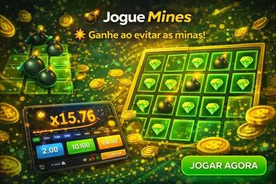 Jogue Mines diamantes e bombas